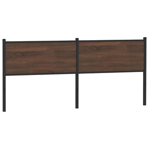 Ersatz-Kopfteil Braun Eiche 190cm