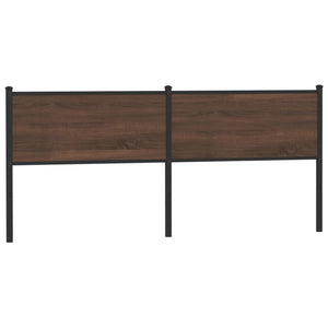 Ersatz-Kopfteil Braun Eiche 200 cm