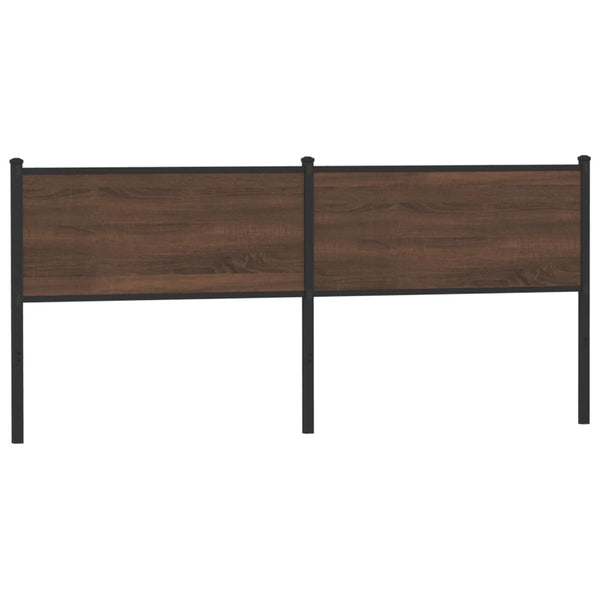 Ersatz-Kopfteil Braun Eiche 200 cm