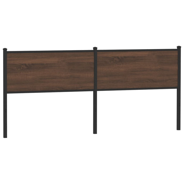 Ersatz-Kopfteil Braun Eiche 200 cm