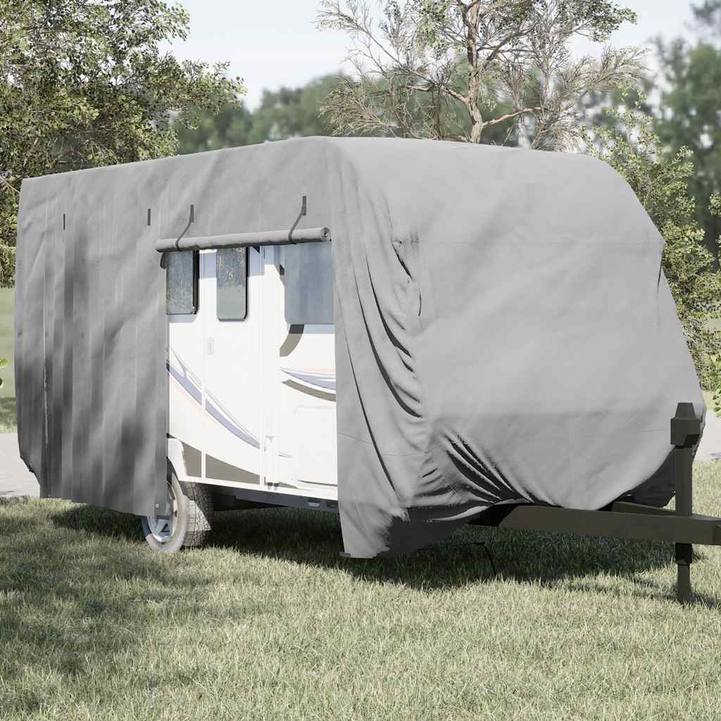 vidaXL Housse de protection pour caravane gris 460x250x220 cm Tissu non tissé