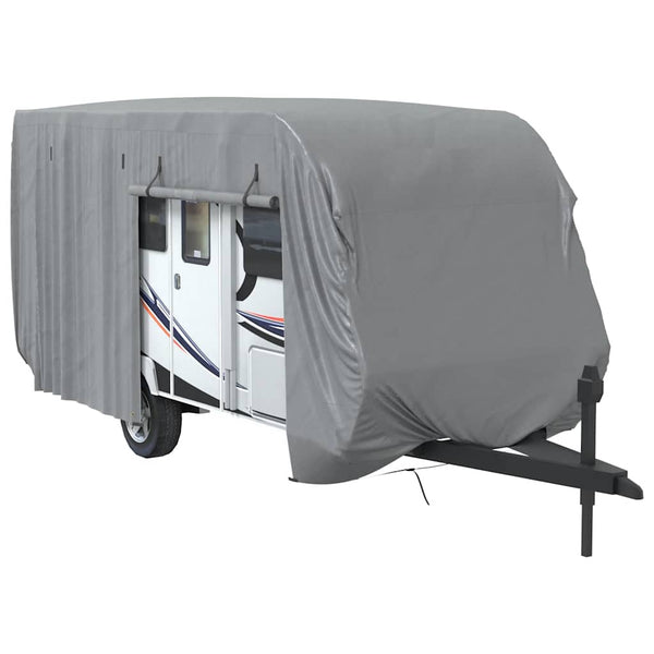 Wohnwagen Schutzhülle Grau 610cm