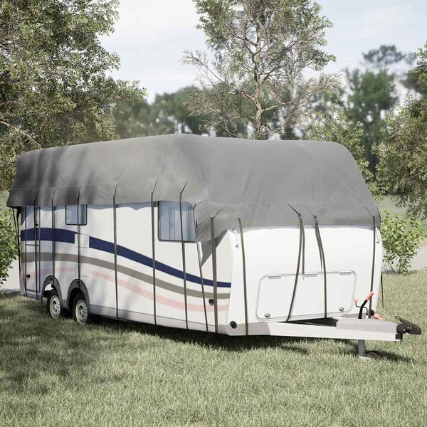 Wohnwagen Dachschutzplane Grau 700x300 cm