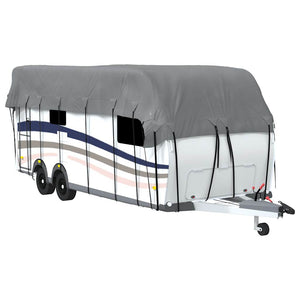 Wohnwagen Dachschutzplane Grau 800x300 cm