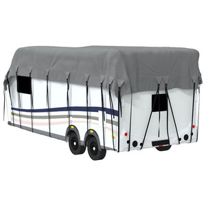 Wohnwagen Dachschutzplane Grau 800x300 cm