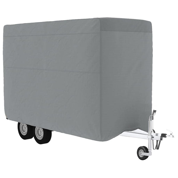 Pferdeanhänger Abdeckung Grau 334 cm