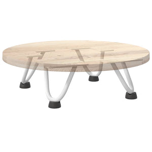 Haarnadelbeine für Couchtisch, 10 cm, Weiß, 4er-Set