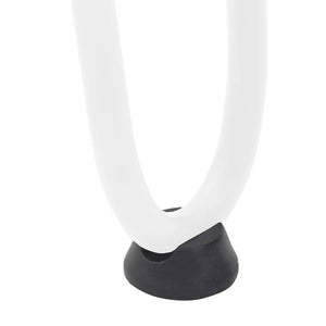 Haarnadelbeine für Couchtisch, 10 cm, Weiß, 4er-Set