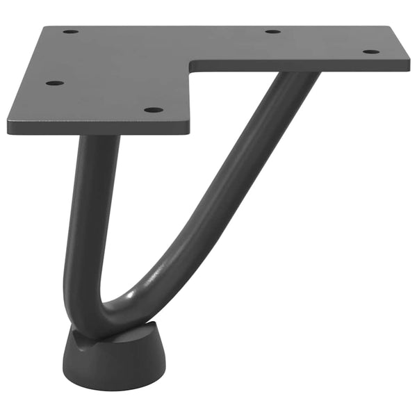 Haarnadelbeine für Couchtisch, 10cm, 4er Set
