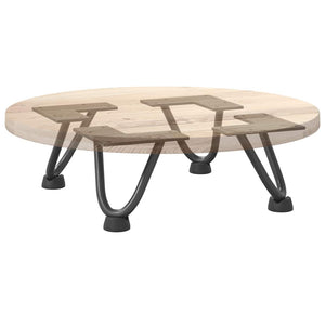 Haarnadelbeine für Couchtisch, 10cm, 4er Set
