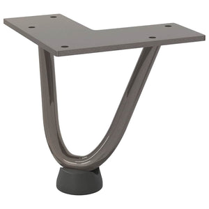 Haarnadelbeine für Couchtisch, 10 cm, 4er-Set