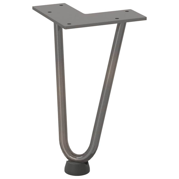 Haarnadelbeine für Couchtisch, 20cm, 4er Set