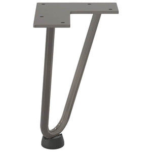 Haarnadelbeine für Couchtisch, 20cm, 4er Set
