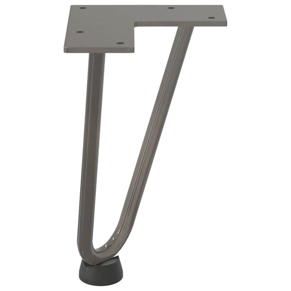 Haarnadelbeine für Couchtisch, 20cm, 4er Set