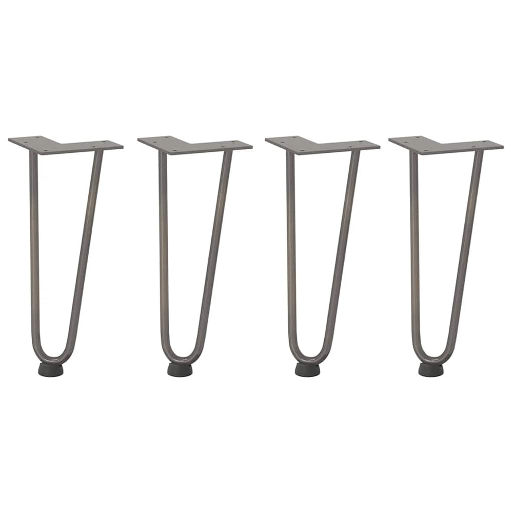 Haarnadelbeine für Couchtisch, 30cm, 4er Set