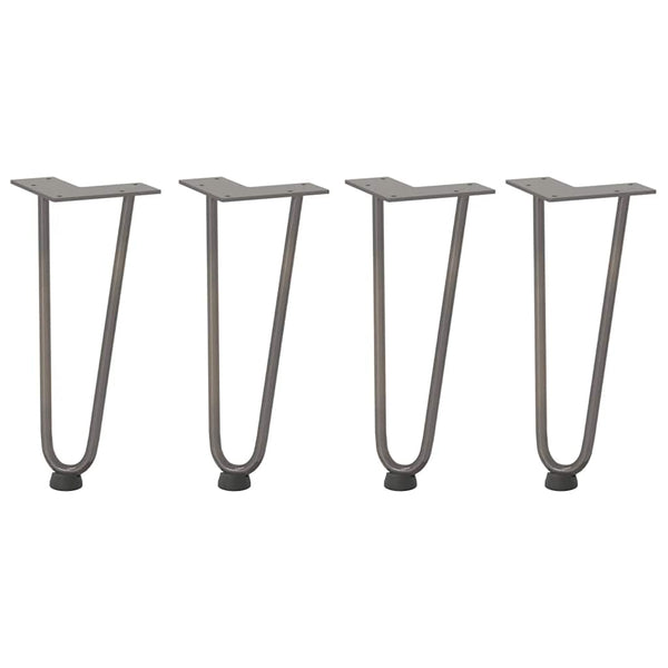 Haarnadelbeine für Couchtisch, 30cm, 4er Set