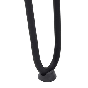 Haarnadelbeine für Couchtisch, 4er Set, Schwarz, 42cm