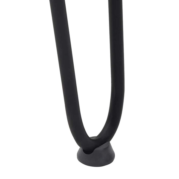 Haarnadelbeine für Couchtisch, 4er Set, Schwarz, 42cm