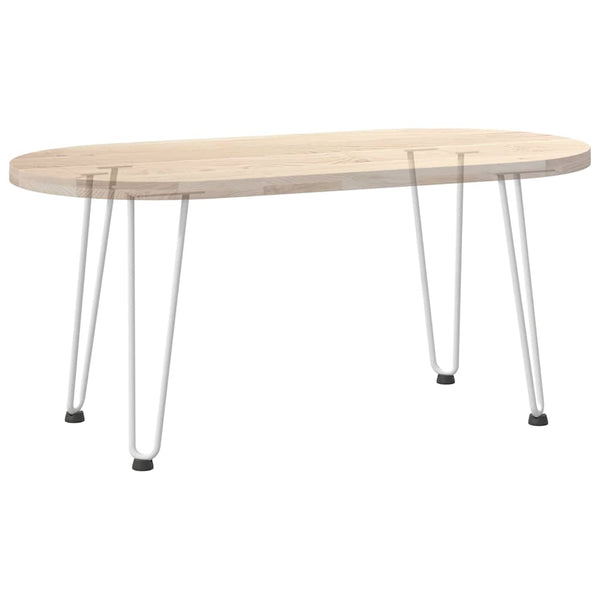 Haarnadelbeine für Couchtisch, 4er Set, Weiß, 42cm