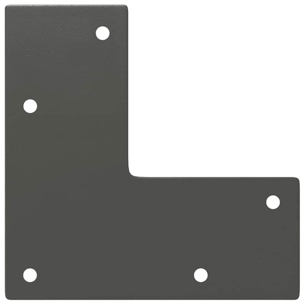 Haarnadelbeine für Couchtisch, 4er Set, Anthrazit