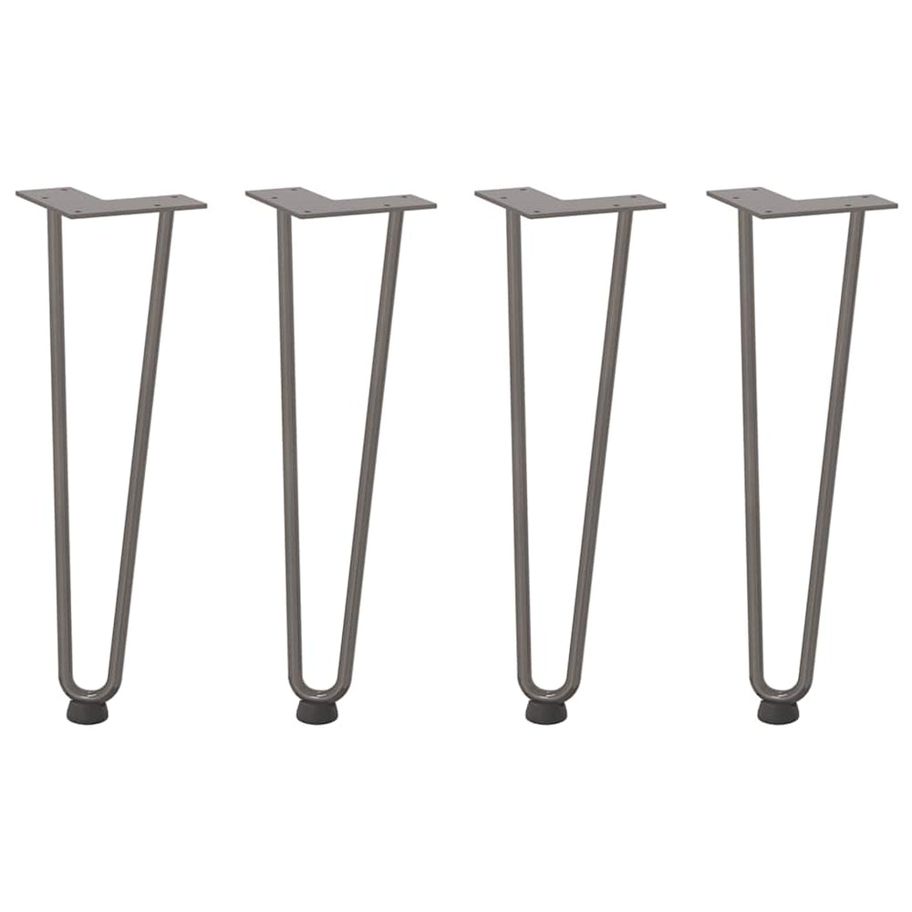Haarnadelbeine für Couchtisch, 4er Set, 42cm