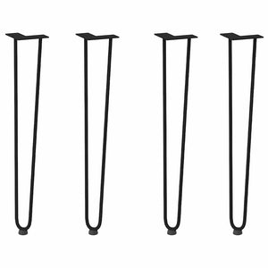 Haarnadelbeine für Konsolentisch, 72cm, 4er Set