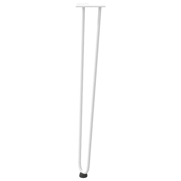 Haarnadelbeine 72cm Weiß, 4er Set