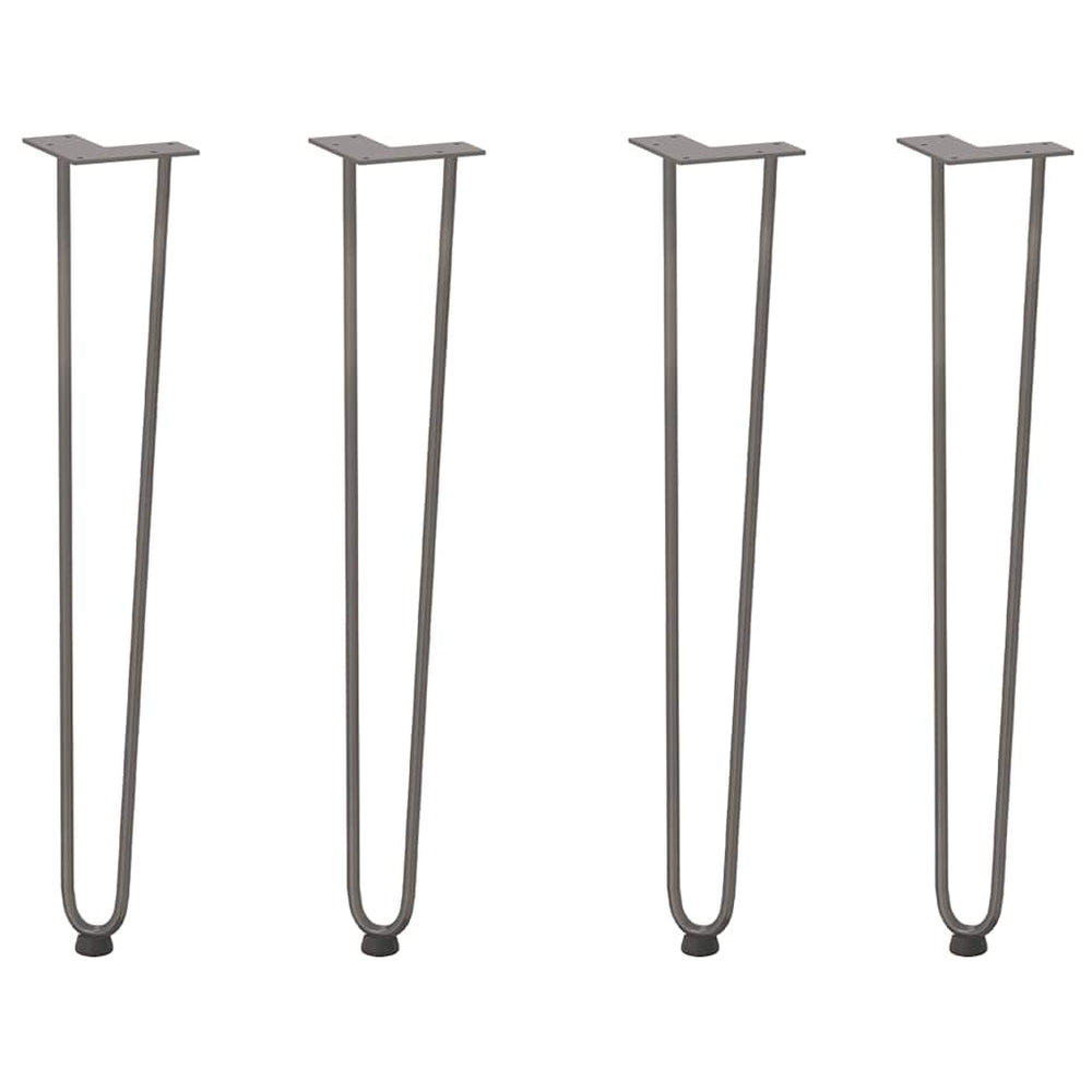 Haarnadelbeine für Konsolentische, 72cm, 4er-Set
