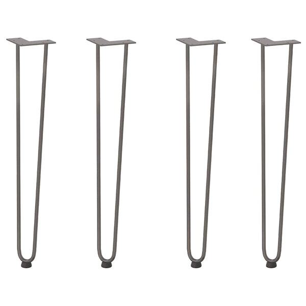 Haarnadelbeine für Konsolentische, 72cm, 4er-Set