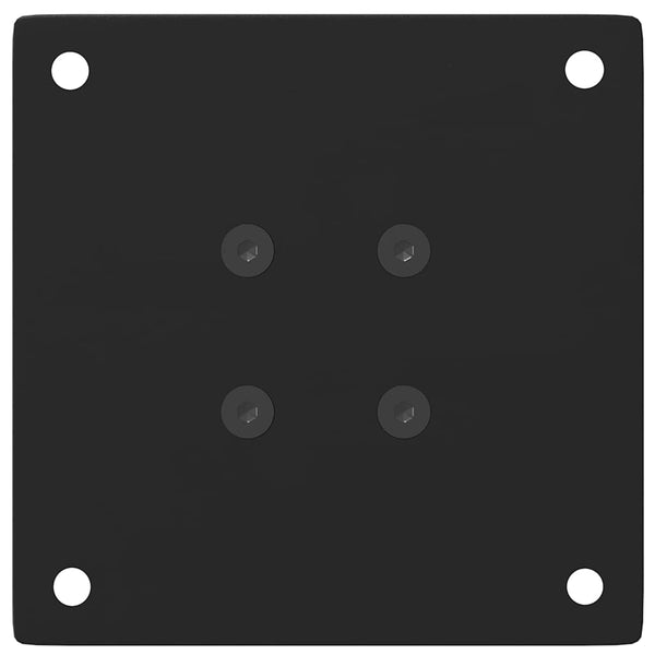Couchtischbeine Schwarz Stahl 30-32cm 4er-Set