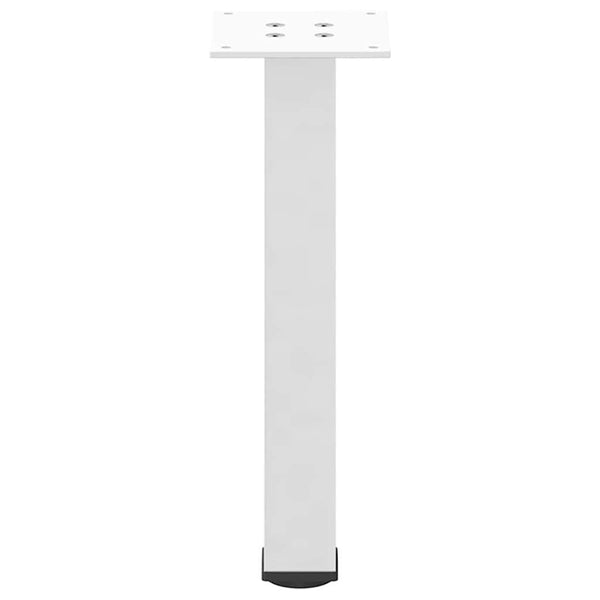 Couchtischbeine Weiß Stahl 30-32cm 4er Set