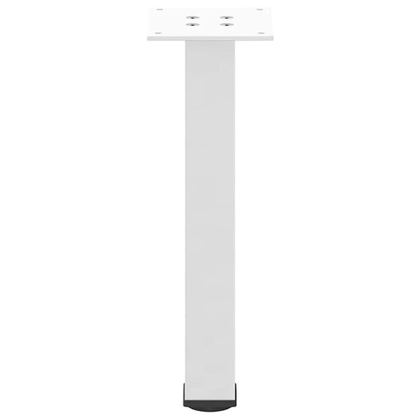 Couchtischbeine Weiß Stahl 30-32cm 4er Set