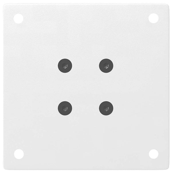Couchtischbeine Weiß Stahl 30-32cm 4er Set