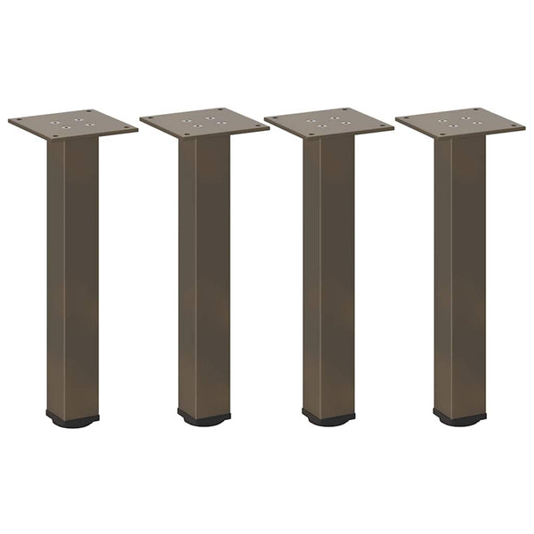 Couchtischbeine aus Stahl, 30-32 cm, 4er-Set