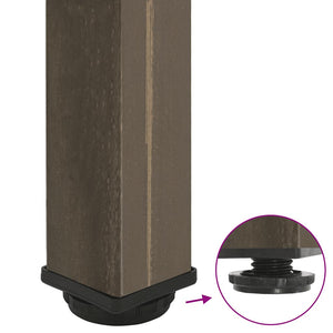 Couchtischbeine aus Stahl, 30-32 cm, 4er-Set