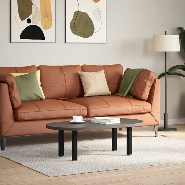 Schwarze Couchtischbeine, 4er Set, 42-44 cm, Stahl
