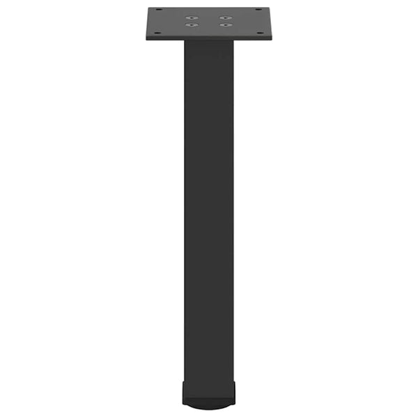 Schwarze Couchtischbeine, 4er Set, 42-44 cm, Stahl