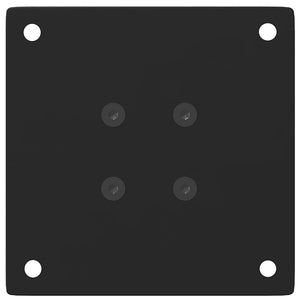 Schwarze Couchtischbeine, 4er Set, 42-44 cm, Stahl
