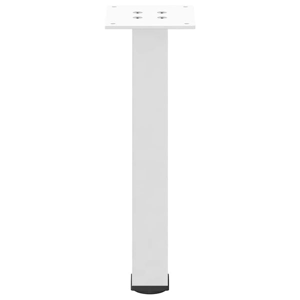Weiße Couchtischbeine, 4er-Set, 42-44 cm