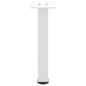 Weiße Couchtischbeine, 4er-Set, 42-44 cm