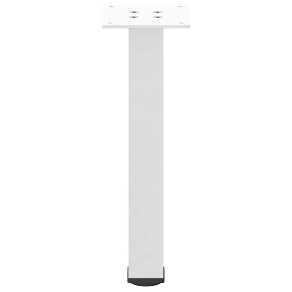 Weiße Couchtischbeine, 4er-Set, 42-44 cm