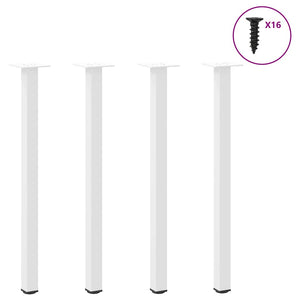 Weiße Konsolentischbeine, 72-74 cm, 4er Set