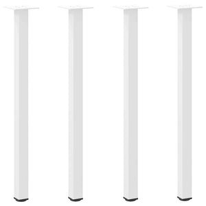 Weiße Konsolentischbeine, 72-74 cm, 4er Set