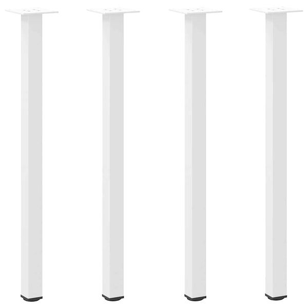 Weiße Konsolentischbeine, 72-74 cm, 4er Set