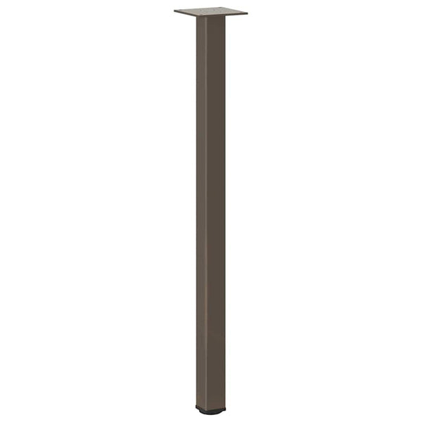Konsolentischbeine 72-74 cm, 4er Set, Stahl Natur