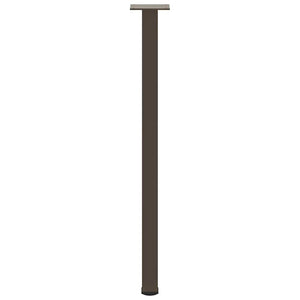 Konsolentischbeine 72-74 cm, 4er Set, Stahl Natur