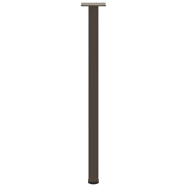 Konsolentischbeine 72-74 cm, 4er Set, Stahl Natur