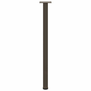 Konsolentischbeine 72-74 cm, 4er Set, Stahl Natur