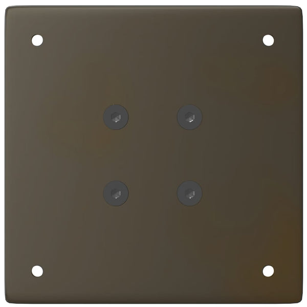 Konsolentischbeine 72-74 cm, 4er Set, Stahl Natur