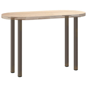 Konsolentischbeine 72-74 cm, 4er Set, Stahl Natur